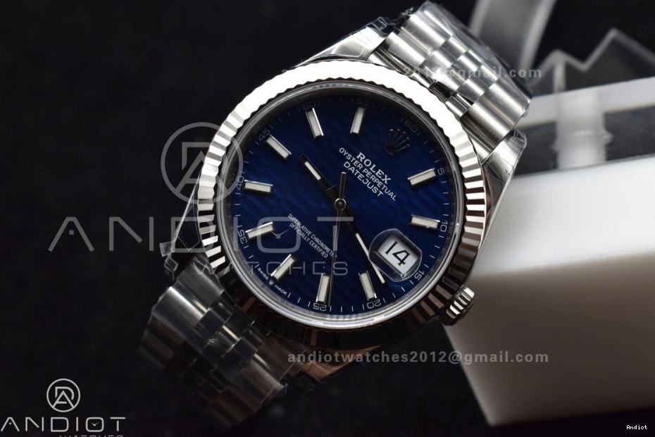 1:1 VS 904L DateJust SS Blue VSF 126334 Bracelet Fashionable Dial Best Jubilee Checked 617 41 Edition on 0704